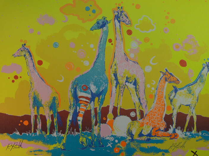 9 giraffen